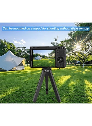 غطاء لكاميرا Sony ZV-E10 للفلوغ، غطاء حماية ناعم من السيليكون لكاميرا Sony Alpha ZVE10 / ILCZV-E10L - أسود - view 5